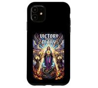 Militia of The Immaculata St Maximilian Kolbe Catholic Mary Coque pour iPhone 11