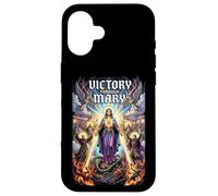 Militia of The Immaculata St Maximilian Kolbe Catholic Mary Coque pour iPhone 16