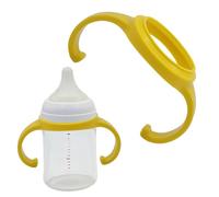 Milk Bottle Handles, Wide Neck Toddler Grip, Developmental Easy Hold Design, Soft & Sturdy, Ideal For Water Bottles, Travel, Nursery, Early Learning, And Home Use