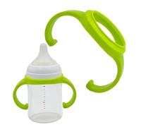 Milk Bottle Handles, Wide Neck Toddler Grip, Developmental Easy Hold Design, Soft & Sturdy, Ideal For Water Bottles, Travel, Nursery, Early Learning, And Home Use