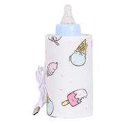 Milk Bottle Insulation Bag, Breastmilk Warmer Sleeve, Baby Bottle Covers for Warmth, Insulated Nursing Bottle Bag, Warm Milk Storage Bag, Baby Bottle Sleeve, Portable Bottle Warmer Bag, Crème glacée,