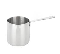 Milk Butter Warmer Pot 900ml | 304 Stainless Steel Stovetop Safe | Multi - Purpose Chocolate Melting/Turkish Coffee/Sauce Heating | Long Handle Design for Home Kitchen