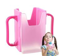 Milk Carton Cup Holder Portable Adjustable Squeeze Proof Pouch Drinking | Gobelet portable réglable anti-écrasement pour petits enfants pendaison de crémaillère