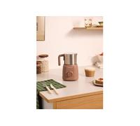 MILK FROTHER RETRO - Mousseur et chauffe-lait avec carafe amovible Moka