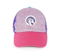 Milk&Moo Ayris Bonnet pour fille de 7 à 10 ans - Licorne avec paillettes et violet, design réglable et respirant