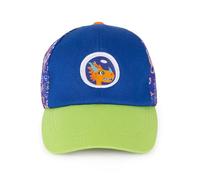 Milk&Moo Ponix Bonnet pour garçon de 7 à 10 ans - Dragon bleu pailleté et vert, design réglable et respirant