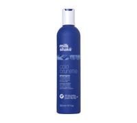 milk_shake® | cold brunette shampoo | Shampooing spécifique pour cheveux bruns | 300 ml | Shampooing avec pigment bleu | Élimine les reflets chauds rouge, orange