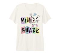 Milk Shake Food Pun Dairy Lover Funny T-Shirt Haut de Gamme