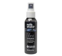 milk_shake | Icy Blond Toning Spray 100 ml, Tonique spécifique anti-jaune sans rinçage pour cheveux blonds ou décolorés, avec pigment noir, Made in Italy