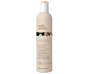 milk_shake | integrity nourishing shampoo | shampooing nourrissant pour tous les types de cheveux | 300 ml | shampooing réparateur au beurre de muru muru