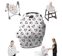 Milk Snob Disney Housse 5 en 1 originale Minnie Mouse pour allaiter, siège auto bébé, poussette, chaise haute, chariot, auvent de chaise longue - Essentiels pour nouveau-né, haut d'allaitement
