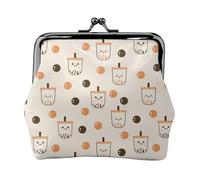 Milk Tea No.I06 Porte-monnaie en cuir synthétique pour femme