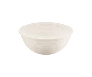 Milk White BOL AVEC COUVERCLE "TIERRA" XL