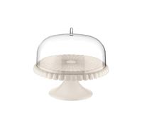 Milk White STAND À GÂTEAU AVEC CLOCHE "TIFFANY" ⌀30