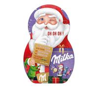 MILKA - 1 Calendrier de l'Avent Père Noël Milka - Assortiment de Chocolat au Lait du Pays Alpin, Chocolat Blanc et Chocolat au Lait Fourré - 1 Calendrier de 26 Chocolats soit 213 g