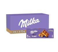 Milka - 16 boîtes de 5 sachets de Cake & Choc - Gâteaux fourrés au chocolat et aux pépites de chocolat - (16x175g)