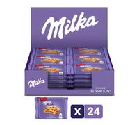 Milka - 24 Sachets de 2 Cookies Aux Papites de Chocolat - Format Pocket - (24x52g)