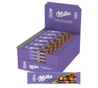 Milka Barre Lait Noisettes 45g, Pr?sentoir de 30 unit?s.
