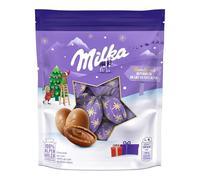MILKA - Bonbons de Noël au Chocolat au Lait du Pays Alpin - Chocolat de Noël à Offrir ou à Partager - Idée Cadeau Noël - Sachet 14 Bonbons soit 86g