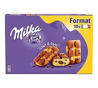 Milka Cake & Choc Gâteaux Fourrés au Chocholat, 10 x 35g