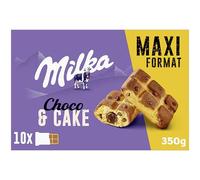 Milka - Choco & Cake - Gâteaux Fourrés au Chocolat au lait - 350g