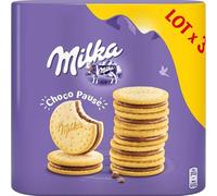 Milka Choco Pause Biscuits au chocolat Double biscuit fourré à la crème 260g