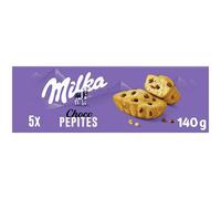 MILKA - Choco Pépites - 1 Paquet de 5 Sachets de Gâteau Choco Pépites - Gâteaux Moelleux aux Pépites de Chocolat au Lait Milka - Idéal pour le Goûter - 140g