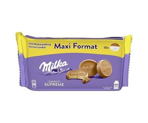 Milka Choco Supreme - Chocolat fondant et gaufrettes croustillantes en format familial de 300g - Plaisir sucré et gourmand pour tous les moments de la journée. - Lot De 3 - Vendu Par Lot