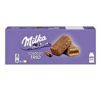 Milka Gâteau moelleux Choco Trio - Le paquet de 6 gâteaux de 30g