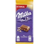 Milka Chocolat au lait et aux grains de riz soufflés - Le lot de 6 tablettes de 100g