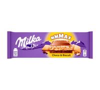 Milka Chocolat au lait fourré aux biscuits et au cacao 300 g