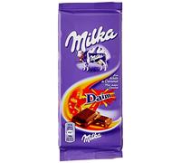 Milka Chocolat aux éclats de Caramel Daim Lot de 2 X 100 g