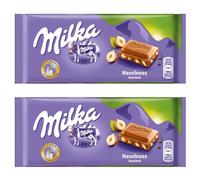 Milka - Chocolat aux noisettes entières - 100gr