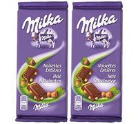 Milka Chocolat aux Noisettes Entières 2 tablettes de 100 g