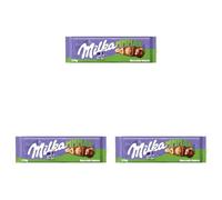 Milka Chocolat Extra Gourmand Noisettes Entières, 270g (Lot de 3)