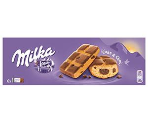 Milka Gâteaux fourrés et pépites de chocolat au lait - La boîte de 5, 175g
