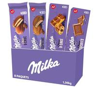 Milka - La Boîte Variété Assortiment 8 Gâteaux - 1x1,36kg
