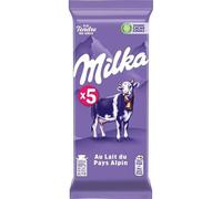 MILKA Lait Alpin - Chocolat au lait fin - 500g - Douceur Alpestre pour une pause gourmande - Tablettes de chocolat. - Le Lot De 3
