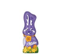 Milka - Lapin en Chocolat au Lait Croustillant - Chocolat de Pâques - Idée Cadeau - Chocolat à Offrir - Au Lait du Pays Alpin - Cacao 100% Durable - 1 x 90 g