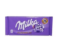 Milka Lot de 12 barres de chocolat au lait 100 g