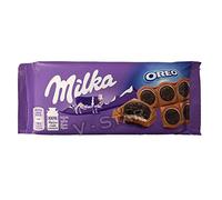 Milka Lot de 2 barres de chocolat variées Saveurs (Sandwich Oreo - 92 g)