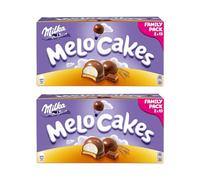 Milka Melo Cakes - biscuit avec une couche de mousse et chocolat au lait - 30 par boîte - 500g x 2