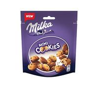 Milka Mini biscuits recouverts de morceaux de chocolat au lait des Alpes (importés), 110 g