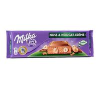 Milka Mmmax Nussini - Chocolat au lait des Alpes avec crème fine de noisettes, noix et gaufre croustillante - 270 g