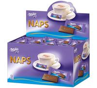 Milka Napolitains Naps, mini-tablette de chocolat - Boîte de 355