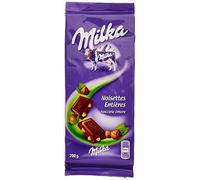 Milka Tablette Chocolat au Lait et aux Noisettes Entières 200g