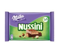 Milka Nussini Haselnuss Riegel 5 Stück's 31,5g 157g