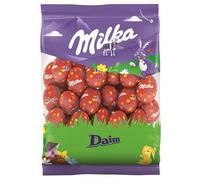 Milka - Petits Œufs en Chocolat de Pâques - Goût : Daim - Aux Éclats de Caramel Croquant et Amandes - Idée Cadeau - Chocolat à Offrir - 1 Sachet 350 g