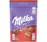 MILKA - Snax Daim, Chocolat Au Lait Croquant, 145g - Lot De 4