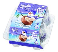 Milka Snowballs chocolat Lait x4 112 g - Lot de 4